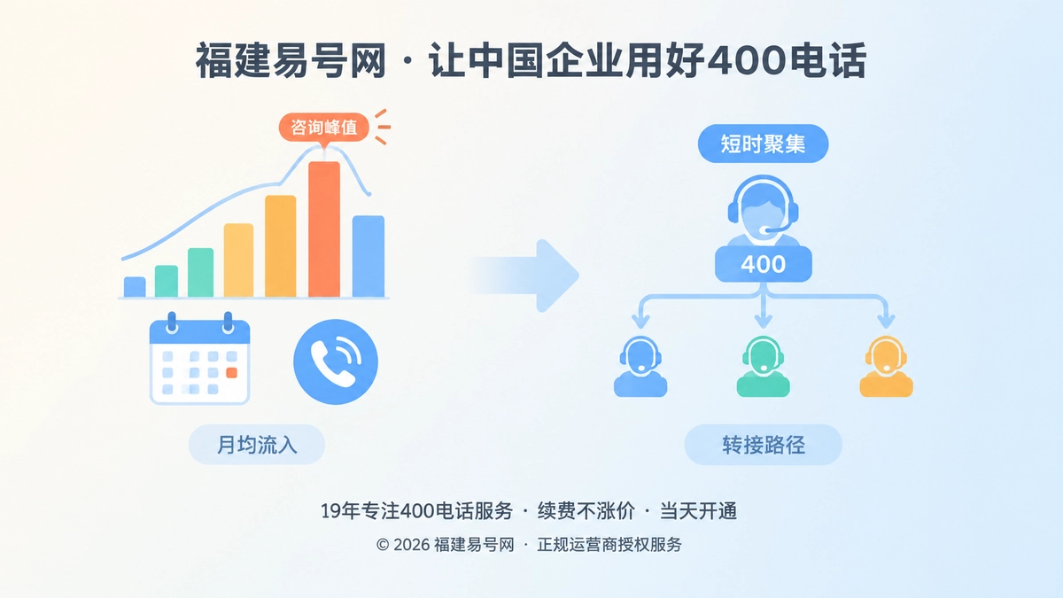 2026年400电话套餐解析：按咨询峰值配置更稳