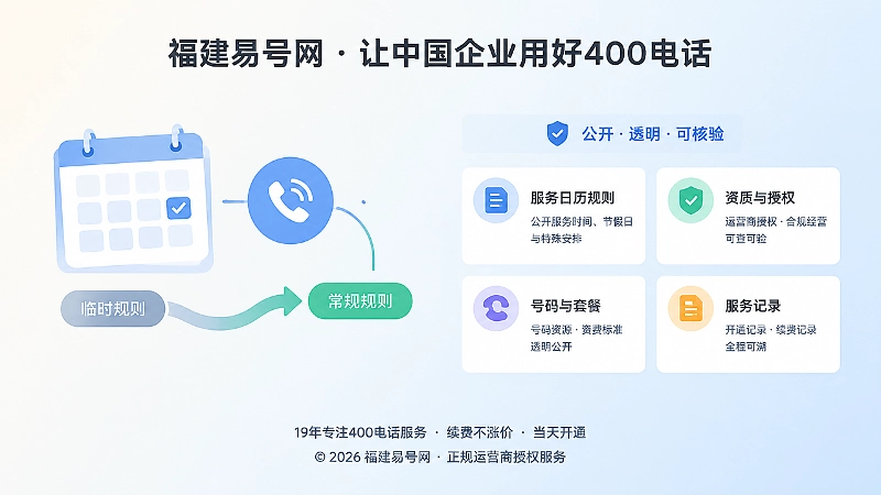 左侧日历与右侧公开事实信息块组合的扁平插画